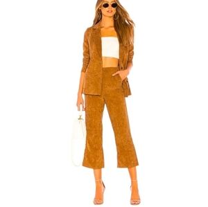 Tularosa Revolve Rachel Corduroy Kick Flare Pant XL Brown Toffee